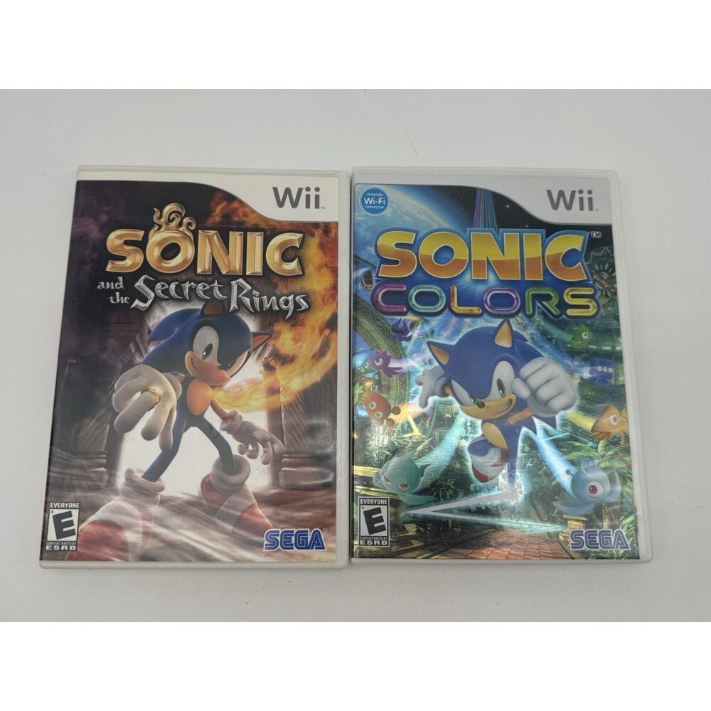 Sonic and the Secret Rings & Sonic Color Nintendo Wii, 2007 Game